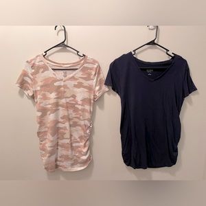 MATERNITY Short Sleeve Shirts (Set of 2)